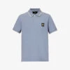 BELSTAFF Logo-patch Regular-fit Cotton-piqué Polo Shirt -Metro Style Shop R04180839 BLUEFLINT M