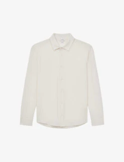 Reiss Bosa Textured Regular-fit Stretch-woven Shirt