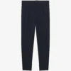 Reiss Heron Slim-fit Tapered-leg Stretch-woven Trousers 1 Reiss Heron Slim-fit Tapered-leg Stretch-woven Trousers -Metro Style Shop R04181670 NAVY M