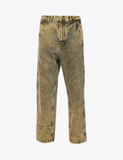 OAMC Sentinel Faded-wash Regular-fit Organic Denim Jeans