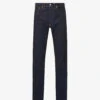 Brand-embroidered Brand-patch Slim-fit Jeans -Metro Style Shop R04182241 ONCEWASHED M