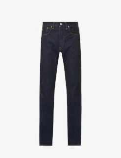 Brand-embroidered Brand-patch Slim-fit Jeans