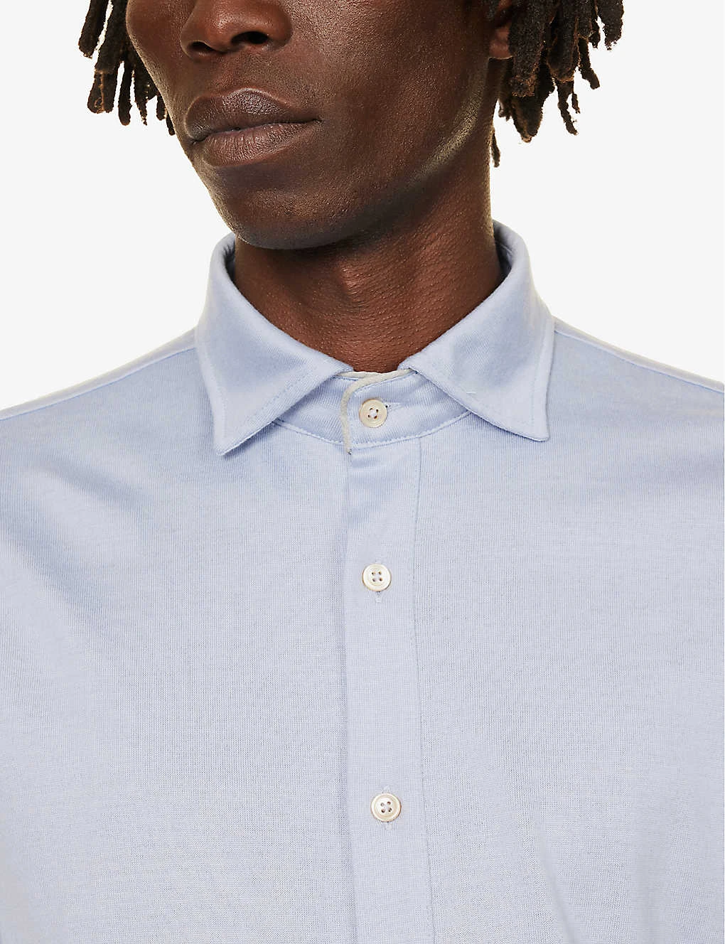 ELEVENTY Spread-collar Slim-fit Cotton Shirt 8 ELEVENTY Spread-collar Slim-fit Cotton Shirt - Image 6