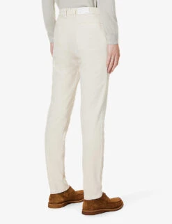 ELEVENTY New Chino Super-soft Regular-fit Stretch Cotton And Cashmere-blend Trousers -Metro Style Shop R04187266 SAND ALT03