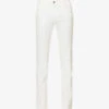 ELEVENTY Regular-fit Tapered-leg Stretch-cotton Trousers -Metro Style Shop R04187298 WHITE M