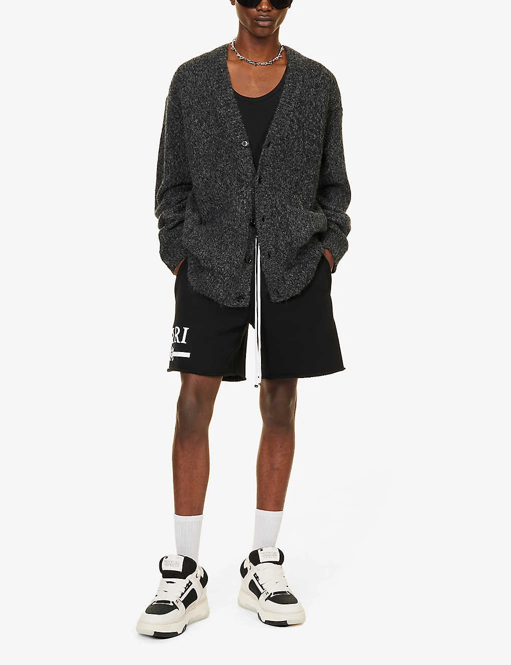 Amiri Bar Graphic-print Cotton-jersey Hoody 4 Amiri Bar Graphic-print Cotton-jersey Hoody - Image 2