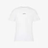 Stone Island Logo-print Crewneck Cotton-jersey T-shirt 2 Stone Island Logo-print Crewneck Cotton-jersey T-shirt -Metro Style Shop R04188781 WHITE M