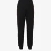 Diagonal Fleece Tapered Mid-rise Cotton-jersey Jogging Bottoms -Metro Style Shop R04189365 BLACK M