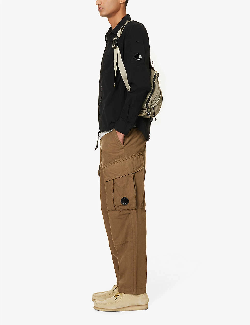 Zip-up Lens-pocket Cotton Shirt 4 Zip-up Lens-pocket Cotton Shirt - Image 2