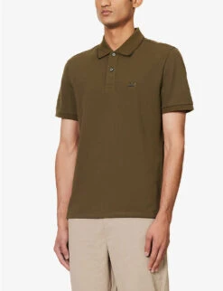 Logo-embroidered Regular-fit Stretch-cotton Piqué Polo Shirt -Metro Style Shop R04189390 IVYGREEN ALT02