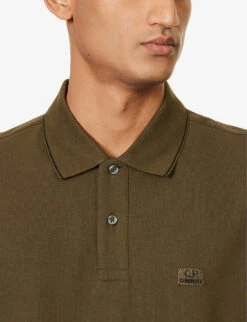 Logo-embroidered Regular-fit Stretch-cotton Piqué Polo Shirt -Metro Style Shop R04189390 IVYGREEN ALT04