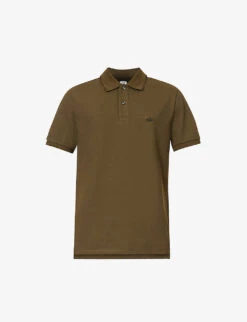 Logo-embroidered Regular-fit Stretch-cotton Piqué Polo Shirt