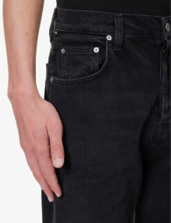 CITIZENS OF HUMANITY Finn Relaxed-fit Tapered-leg Jeans -Metro Style Shop R04191343 CAVERNBLACK ALT04