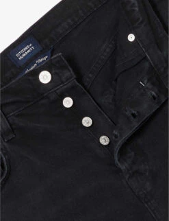 CITIZENS OF HUMANITY Finn Relaxed-fit Tapered-leg Jeans -Metro Style Shop R04191343 CAVERNBLACK ALT06