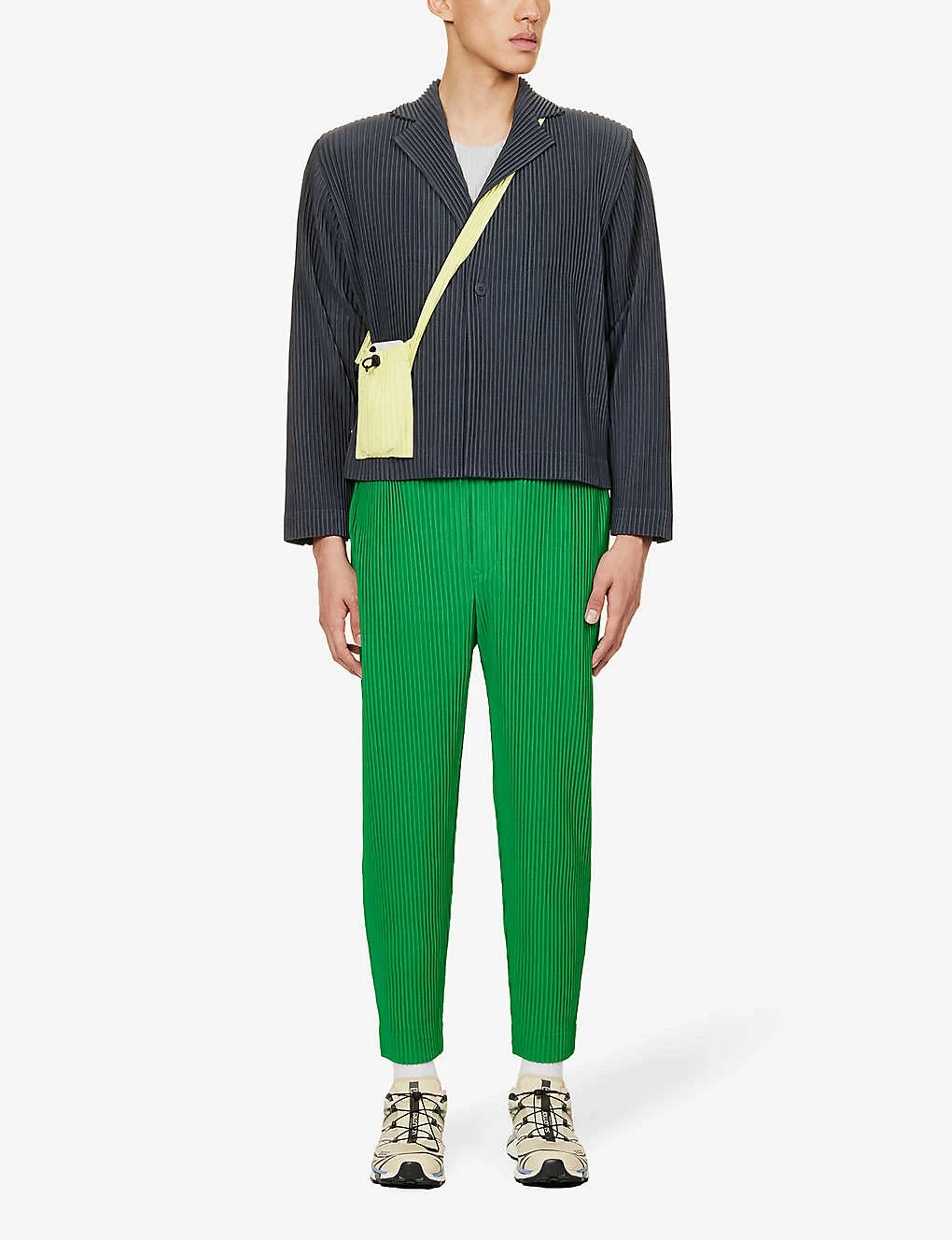 Tapered-leg Mid-rise Knitted Trousers 4 Tapered-leg Mid-rise Knitted Trousers - Image 2