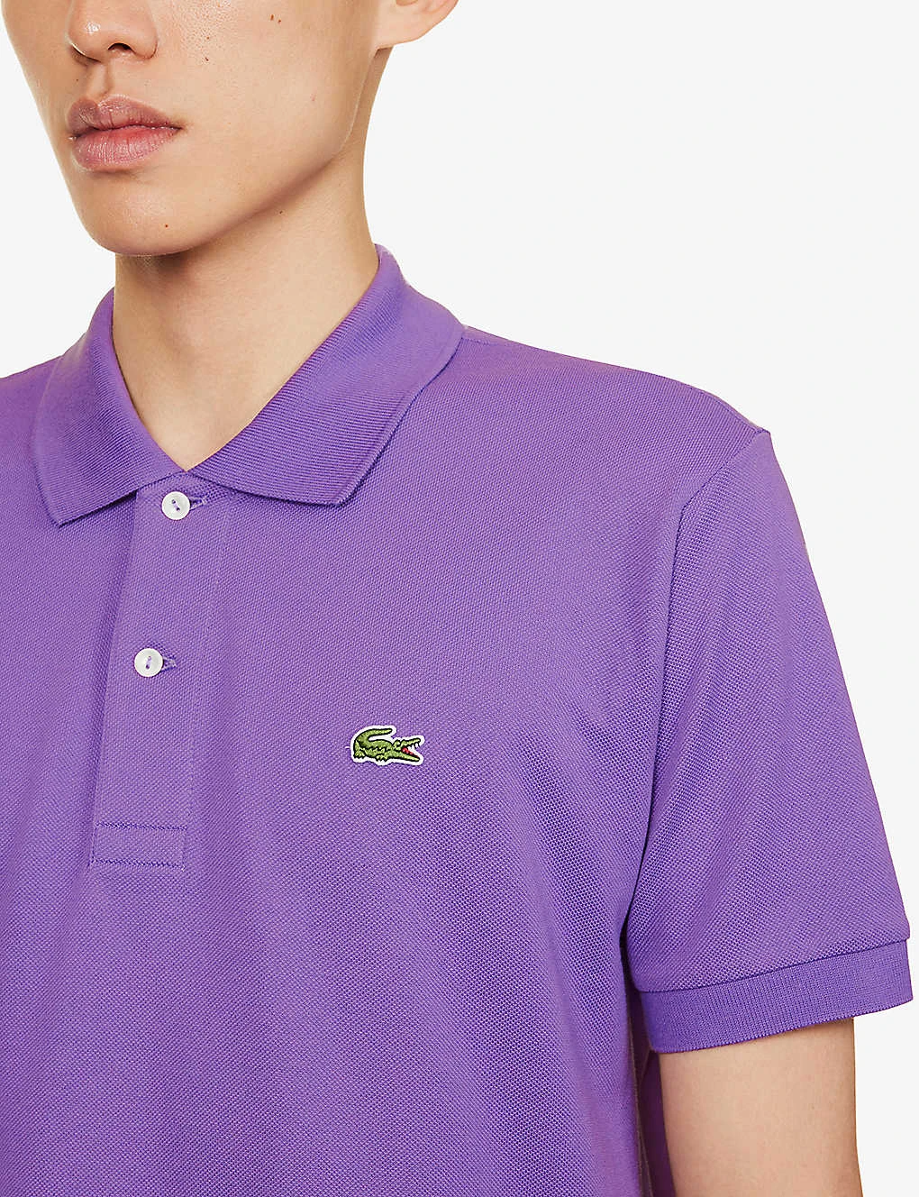 Lacoste Essentials Logo-embroidered Cotton-piqué Polo Shirt 7 Lacoste Essentials Logo-embroidered Cotton-piqué Polo Shirt - Image 5