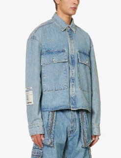 B1 Flap Pocket Shirt -Metro Style Shop R04194913 INDIGOWASH ALT02