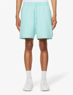 Emporio Armani Logo-embroidered Mid-rise Stretch-cotton Blend Shorts -Metro Style Shop R04196985 ACQUACHIARA ALT02