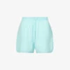 Emporio Armani Logo-embroidered Mid-rise Stretch-cotton Blend Shorts 2 Emporio Armani Logo-embroidered Mid-rise Stretch-cotton Blend Shorts -Metro Style Shop R04196985 ACQUACHIARA M